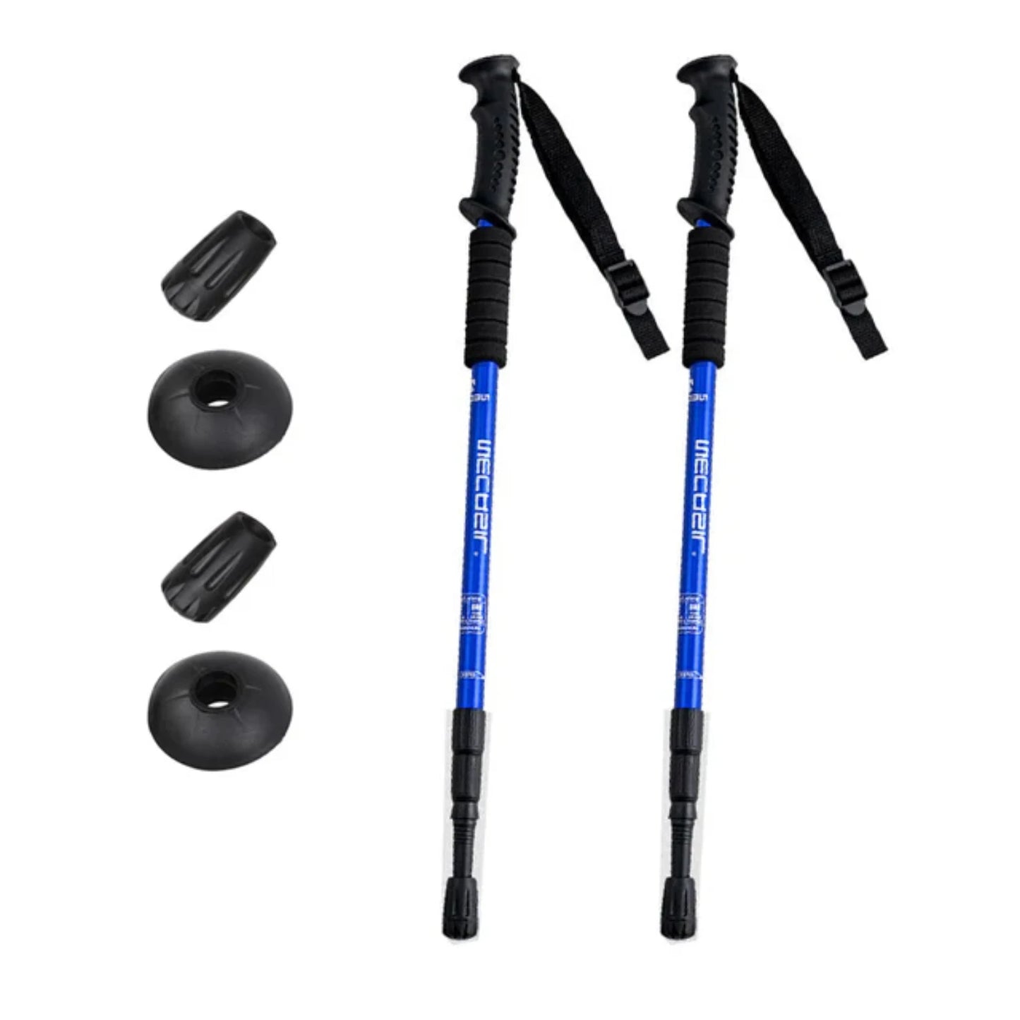 Ultralight Adjustable Aluminum Trekking Poles for Hiking