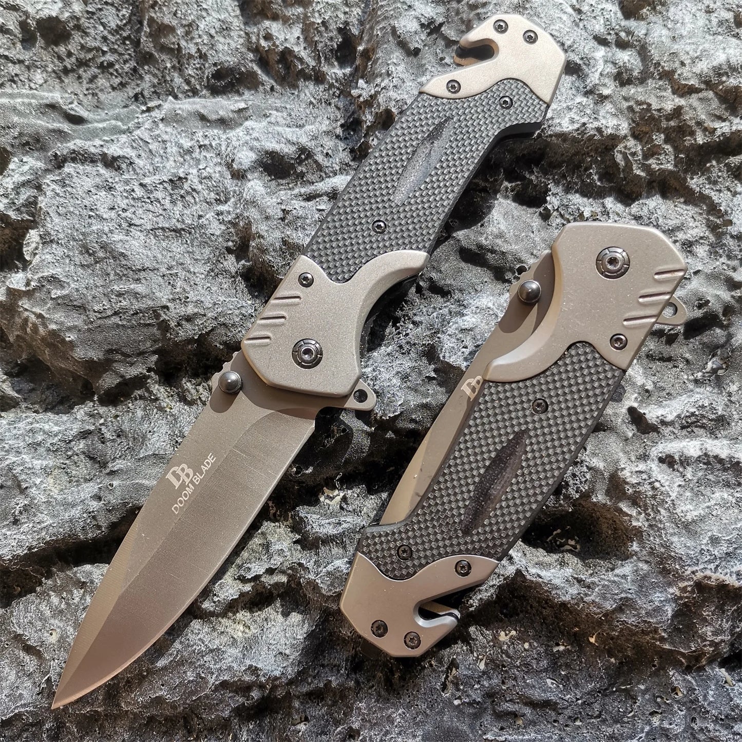 High Quality G10 Folding Knife Stainless Steel EDC Tool