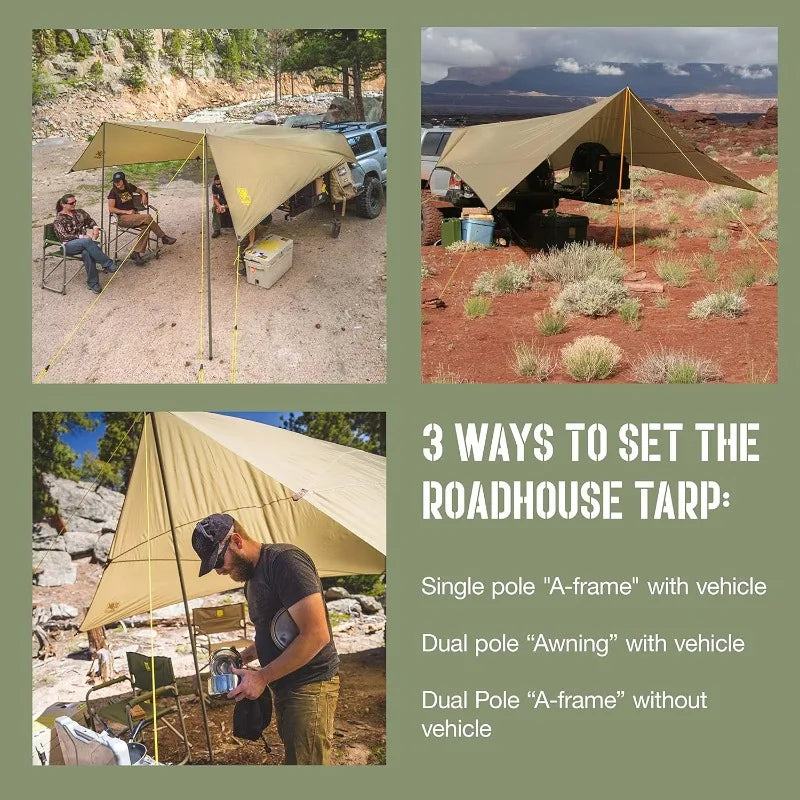 Slumberjack Roadhouse Tarp Shelter for Camping and Hunting