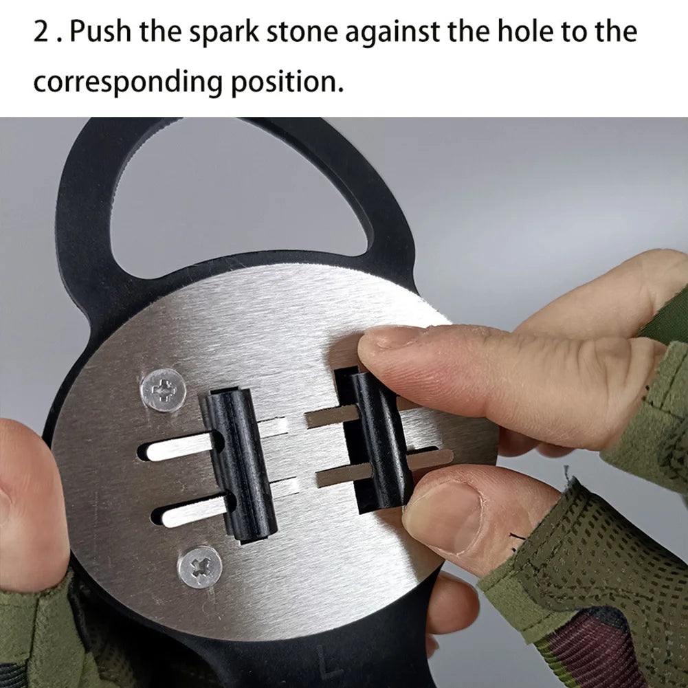 Sparking Flint Pads for Cycling and Skateboarding Shoes