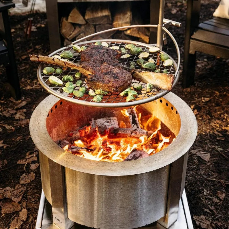 Outpost Grill 24 Stainless Steel Campfire Grate for Breeo X Series