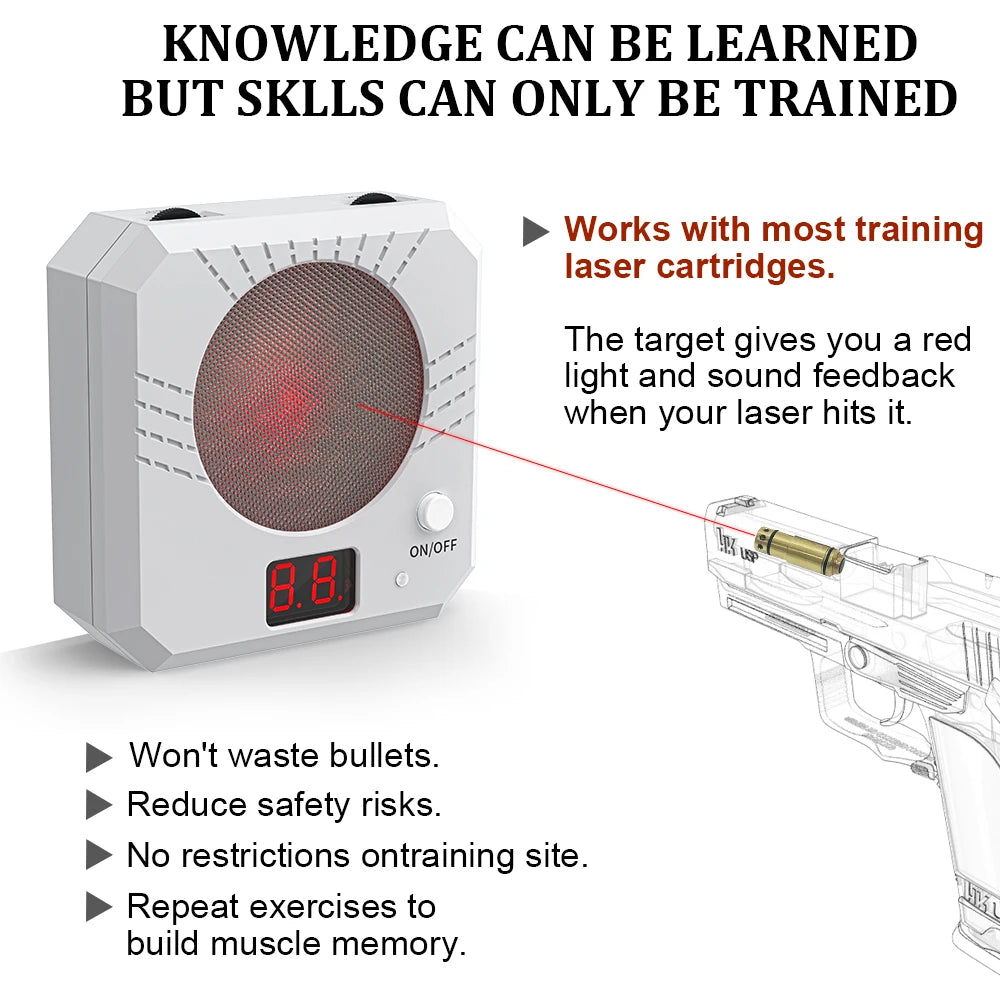 Infrared Electronic Scoring Laser Target with Sound Effects