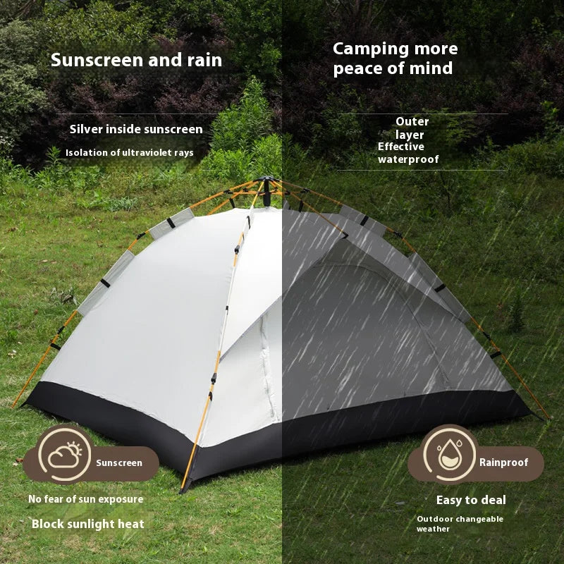 Pop Up Outdoor Camping Tent with Dual Door Access