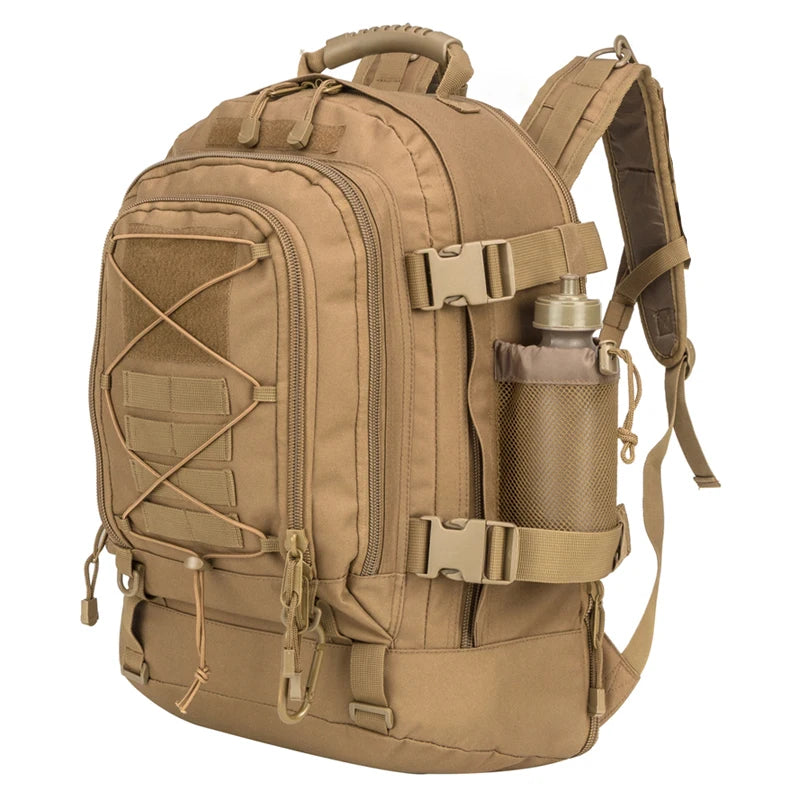 65L Large Capacity Military Backpack Hiking Camping Rucksack