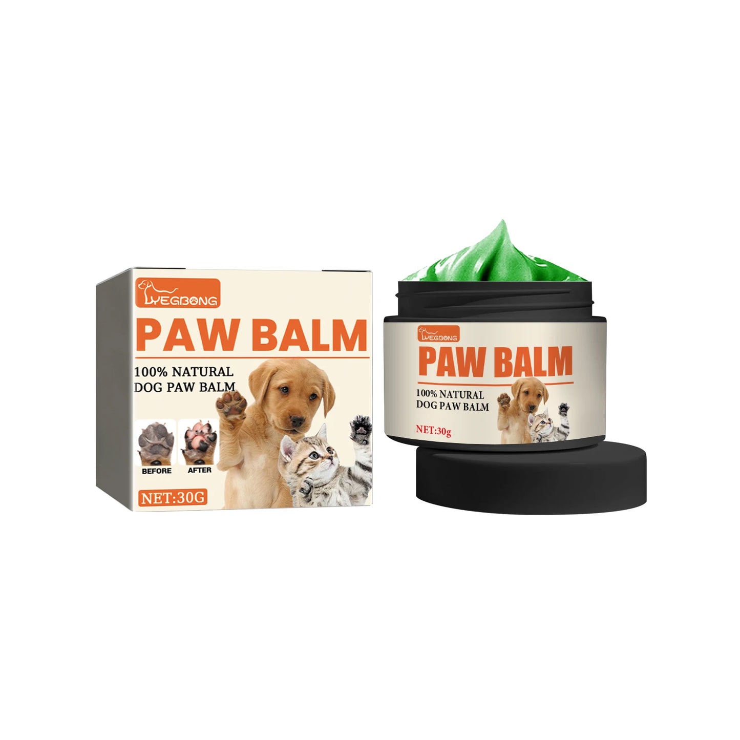 Pet Paw Soothing Cream for Dogs and Cats 30g Moisturizing and Skin Repair