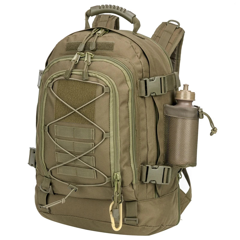 65L Large Capacity Military Backpack Hiking Camping Rucksack