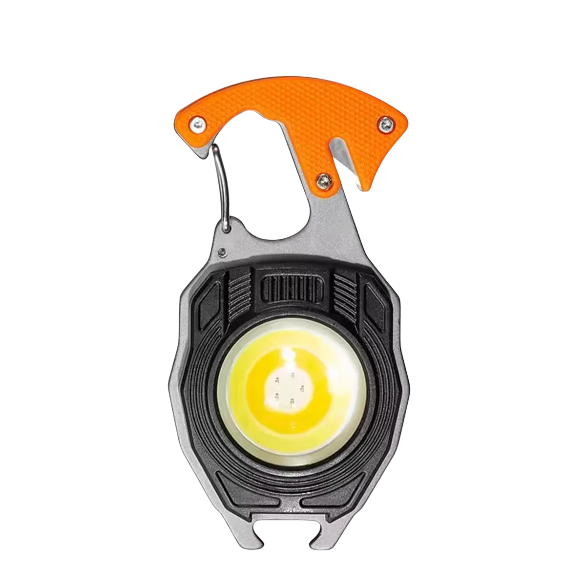 Multi-Functional Keychain Flashlight with Bottle Opener & Emergency Whistle