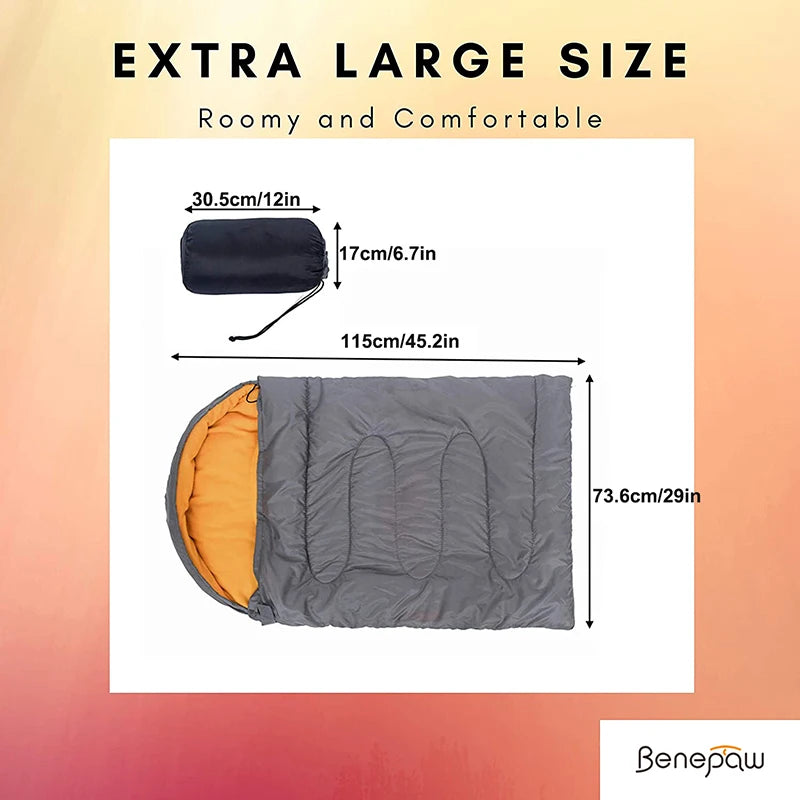 Benepaw Waterproof Portable Dog Sleeping Bag for Camping & Travel