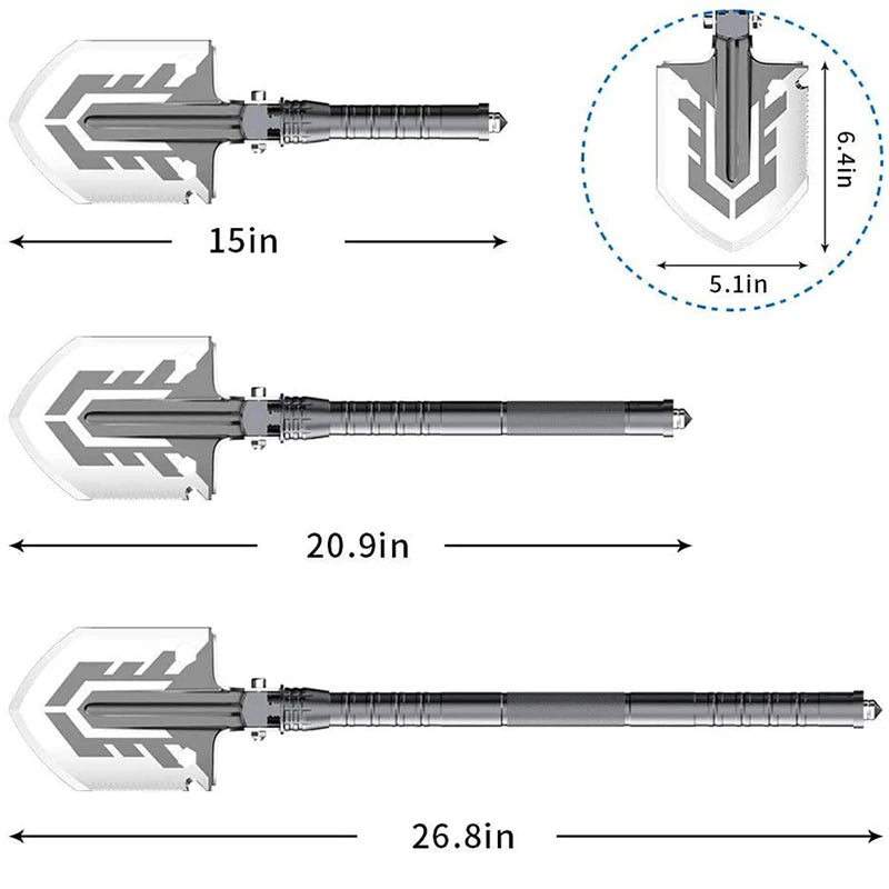 Folding Military Shovel Multipurpose Survival Tool