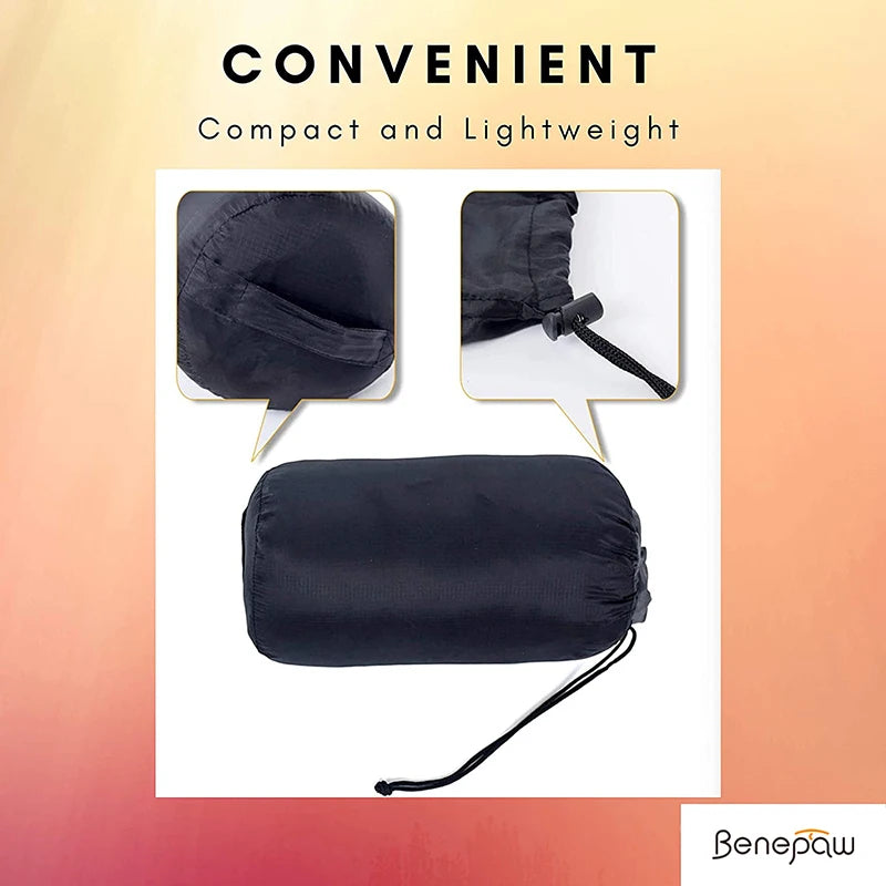 Benepaw Waterproof Portable Dog Sleeping Bag for Camping & Travel