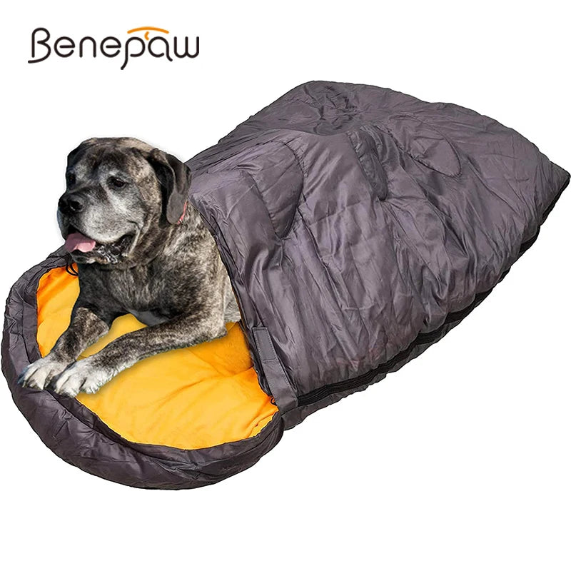 Benepaw Waterproof Portable Dog Sleeping Bag for Camping & Travel