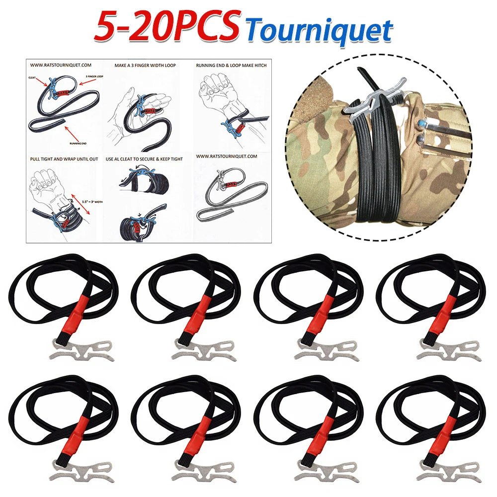 Elastic Tourniquet Strap First Aid Hemostasis Belt