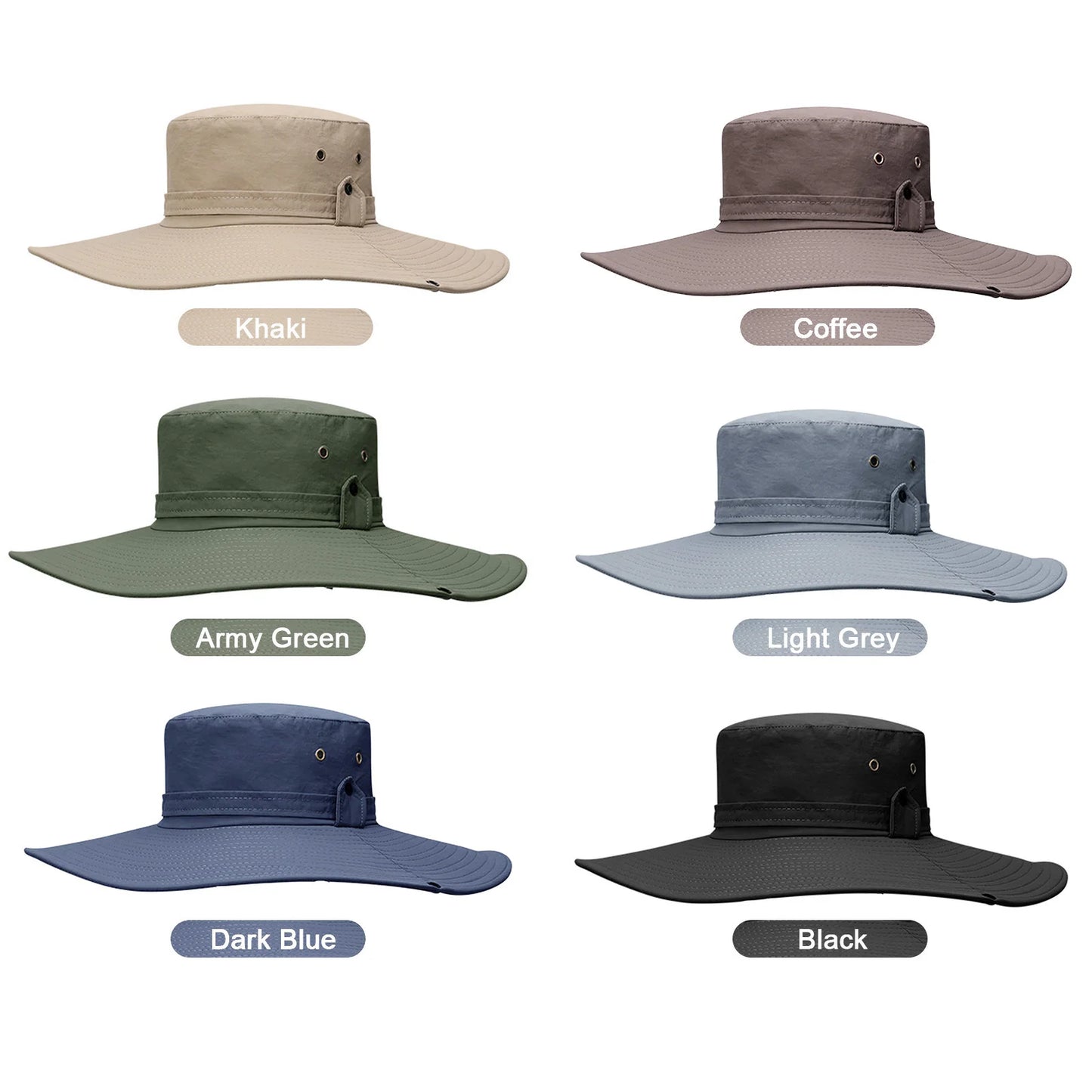 Wide Brim UV Protection Foldable Hat