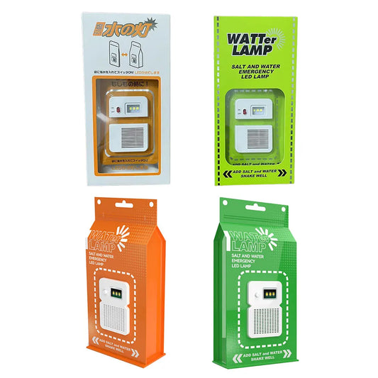 Portable LED Salt Water Emergency Lamp Waterproof and Reusable