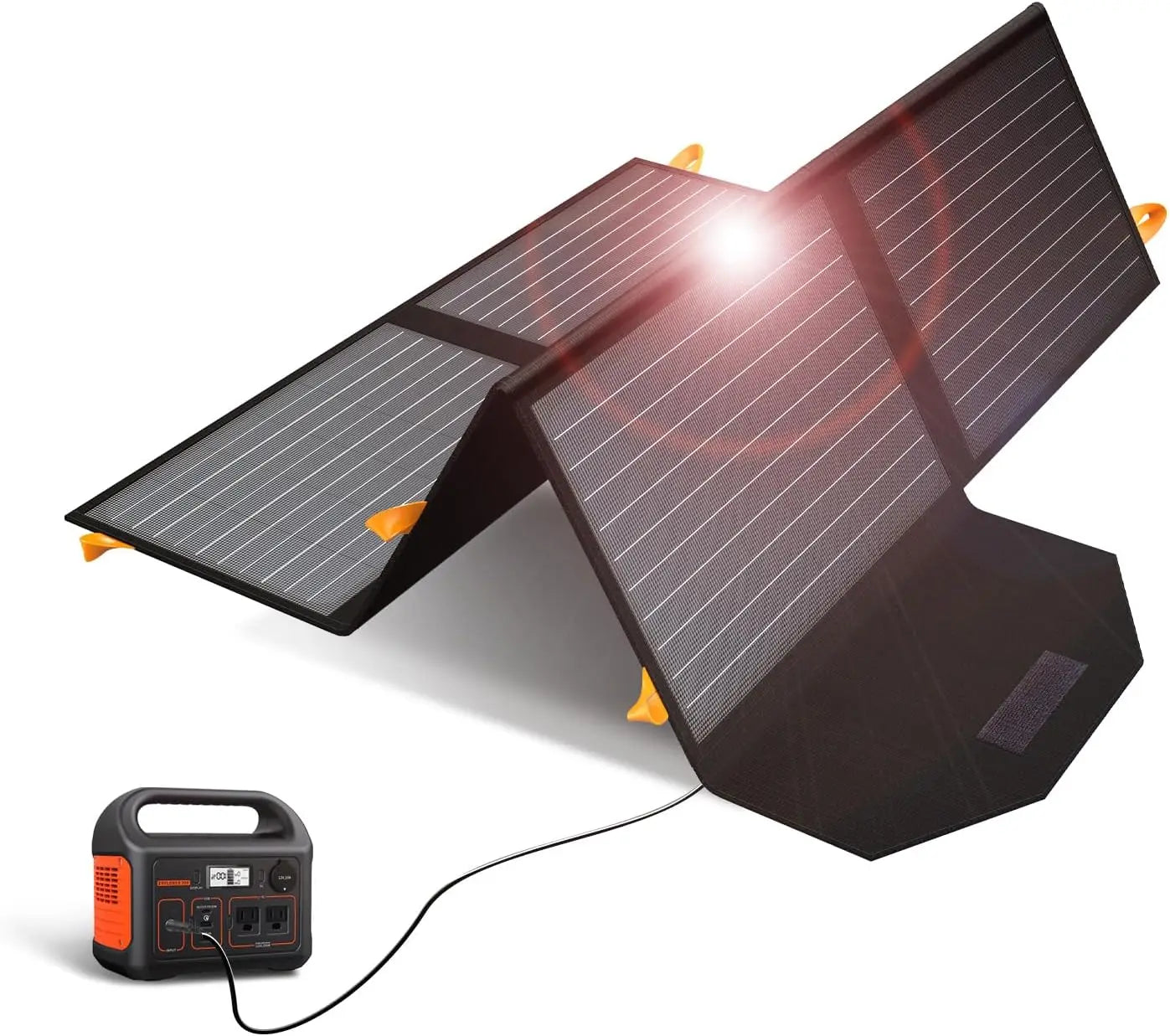 60W Portable Solar Charger for Power Stations and Devices