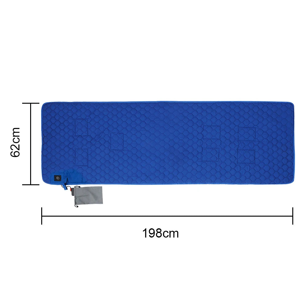 USB Heated Sleeping Mat Foldable Camping Warm Pad