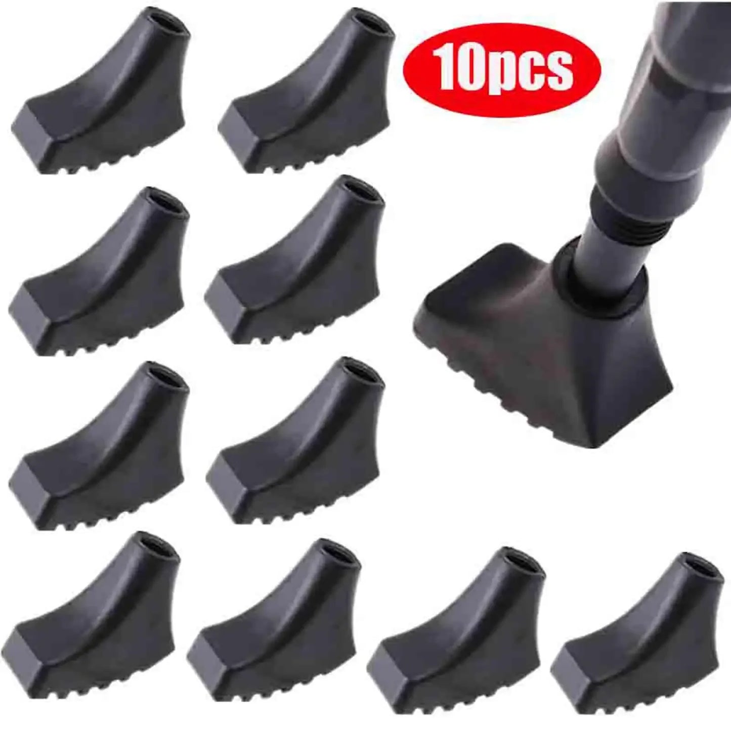 Rubber Non-Slip Hiking Pole Tip Replacements