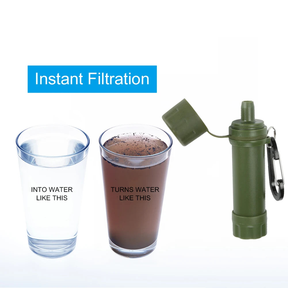 Portable Emergency Water Purifier Straw