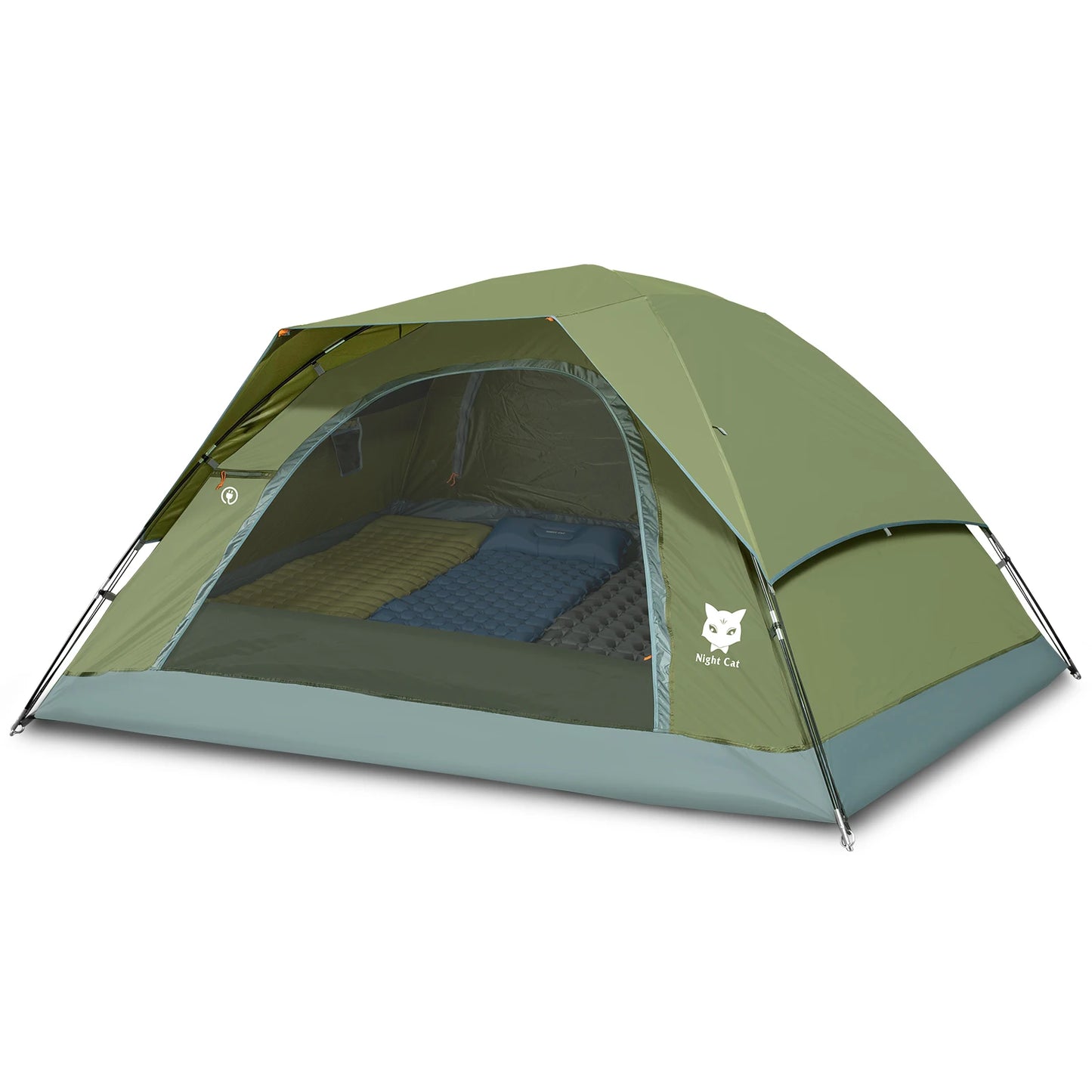 Waterproof Double-Layer Camping Tent for 3-4 People