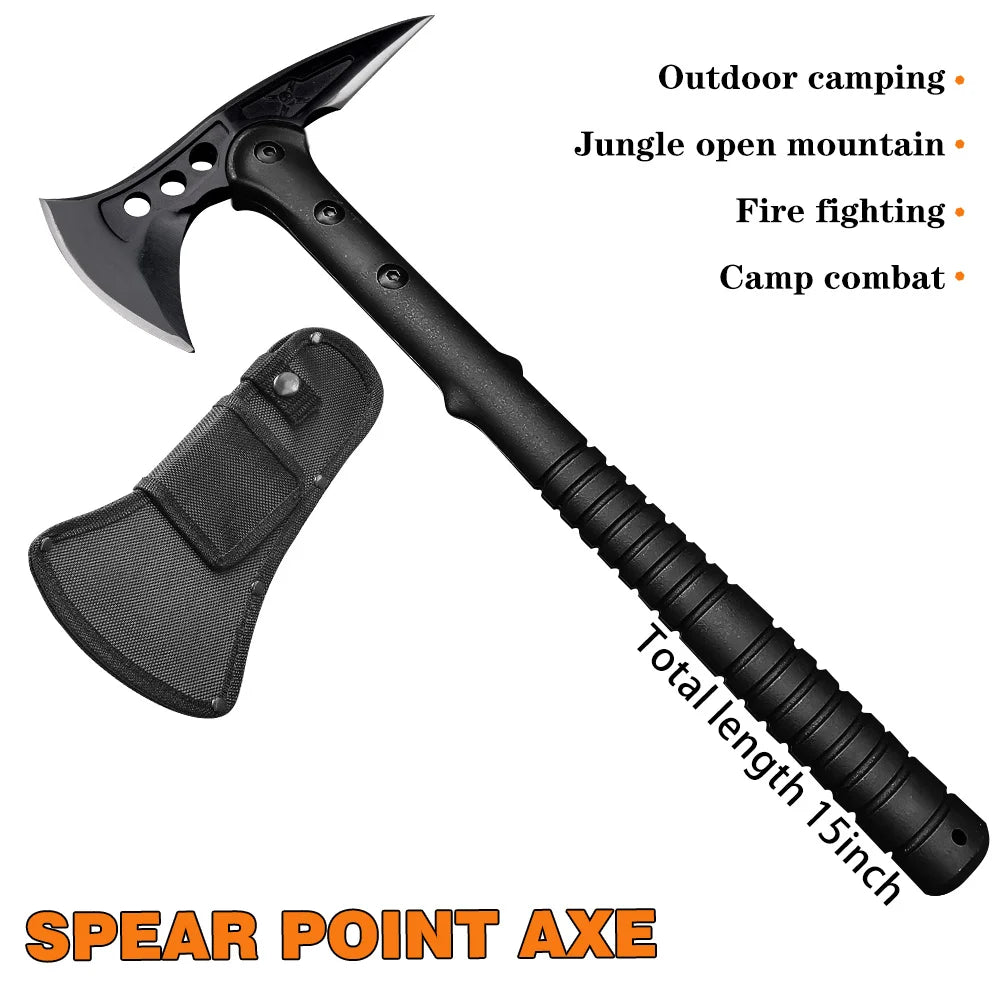 ABS Handle Outdoor Camping Survival Axe with Multi-Function Design