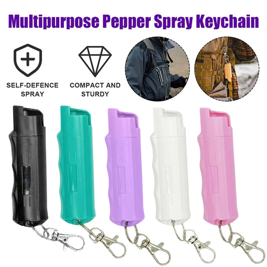 20ml Reusable Self Defense Spray Keychain Portable Safety Tool for Outdoors