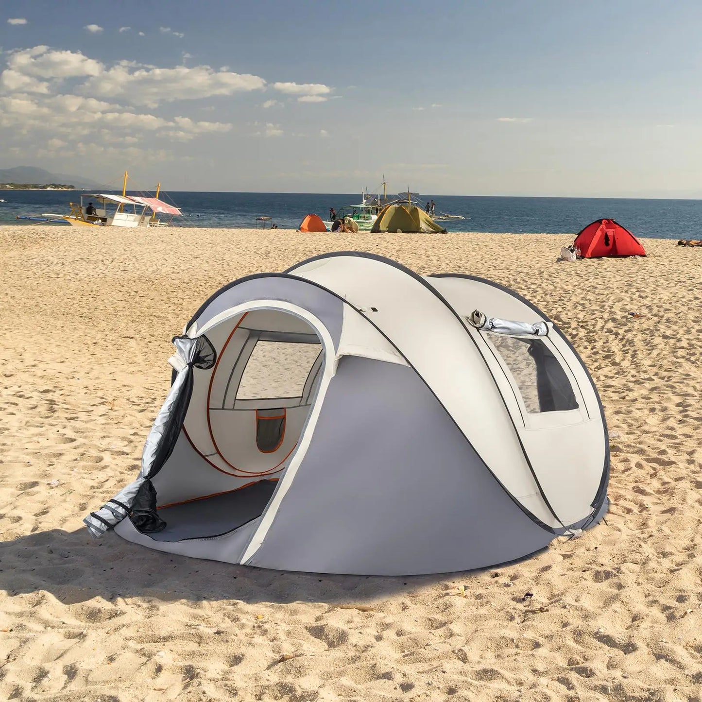 4-Person Instant Pop-Up Camping Tent for Outdoor Adventures