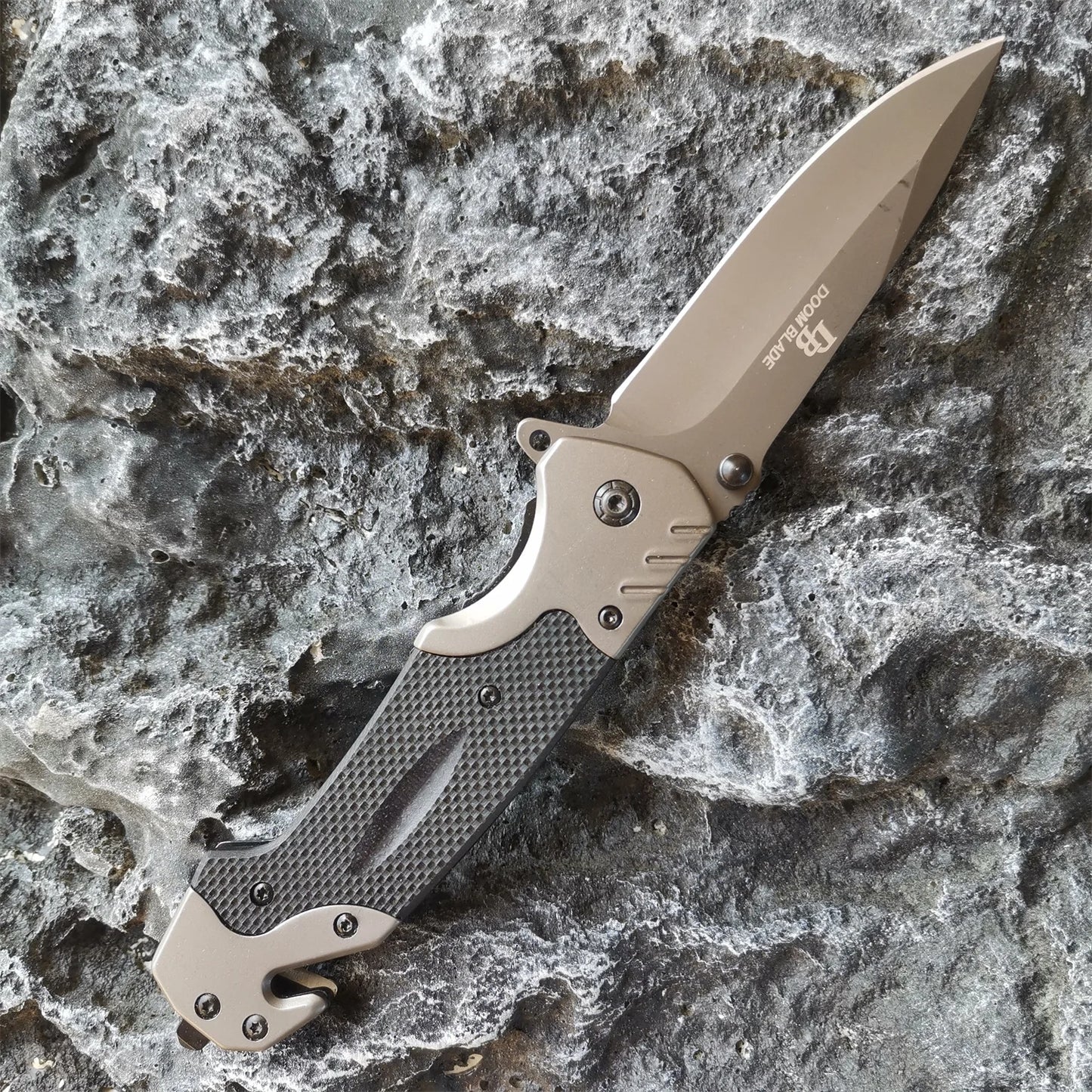High Quality G10 Folding Knife Stainless Steel EDC Tool