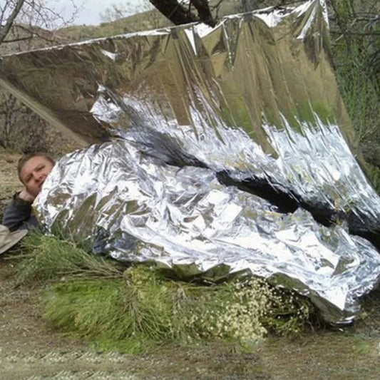 1-30 PCS Emergency Thermal Rescue Blanket Survival Foil Kit