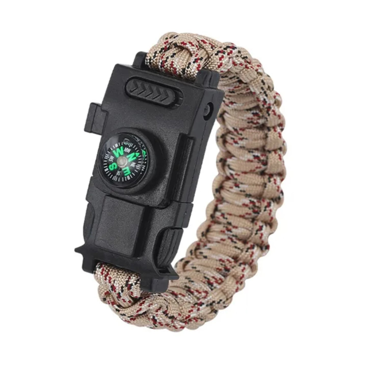 4mm Paracord 550 Bracelet with Emergency Light