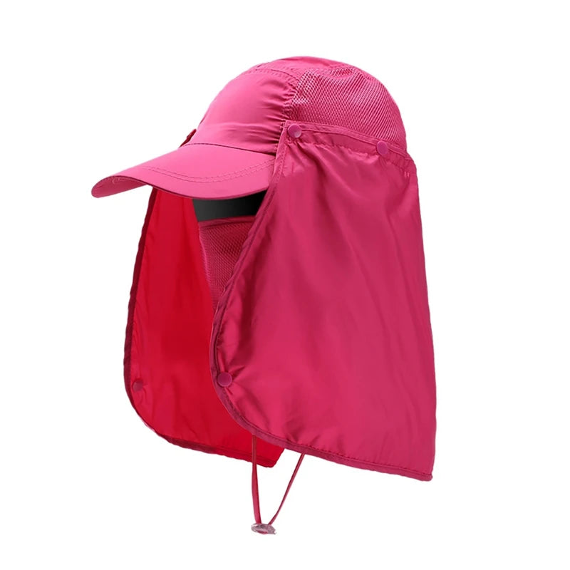 UV Protection Quick-Drying Sun Hat with Removable Flap