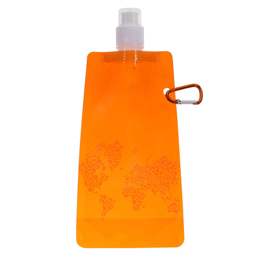 500 ML Foldable Soft Flask Water Bottle for Running and Hiking