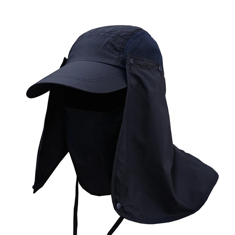 UV Protection Quick-Drying Sun Hat with Removable Flap