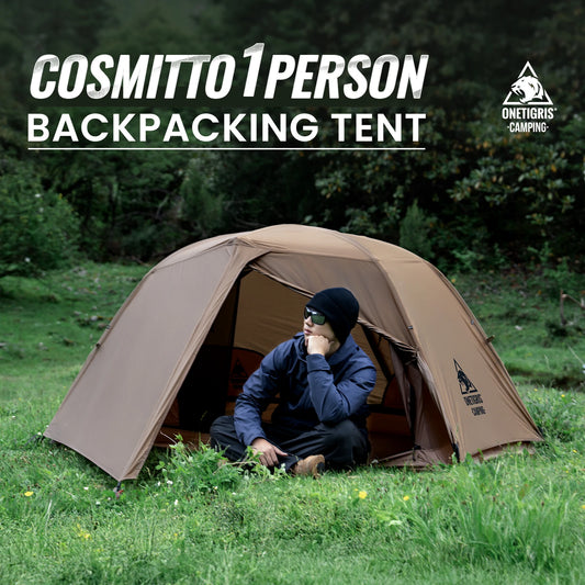 OneTigris COSMITTO 2.0 Lightweight 1 Person Waterproof Camping Tent