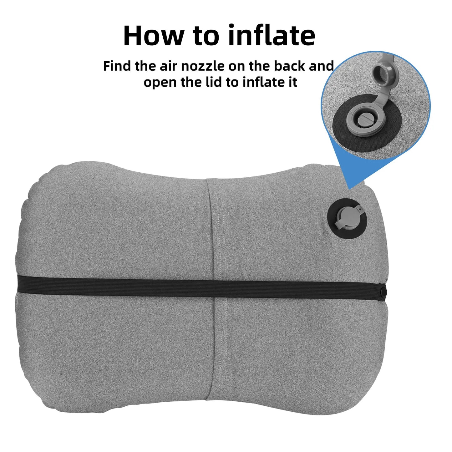 Camping Neck Pillow Provides Comfortable Neck Support