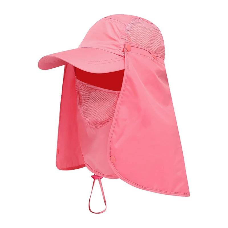 UV Protection Quick-Drying Sun Hat with Removable Flap