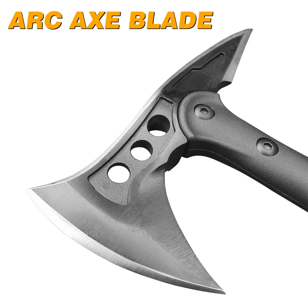 ABS Handle Outdoor Camping Survival Axe with Multi-Function Design