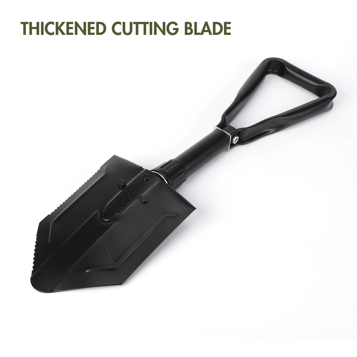 Heavy Duty Steel Folding Black Shovel