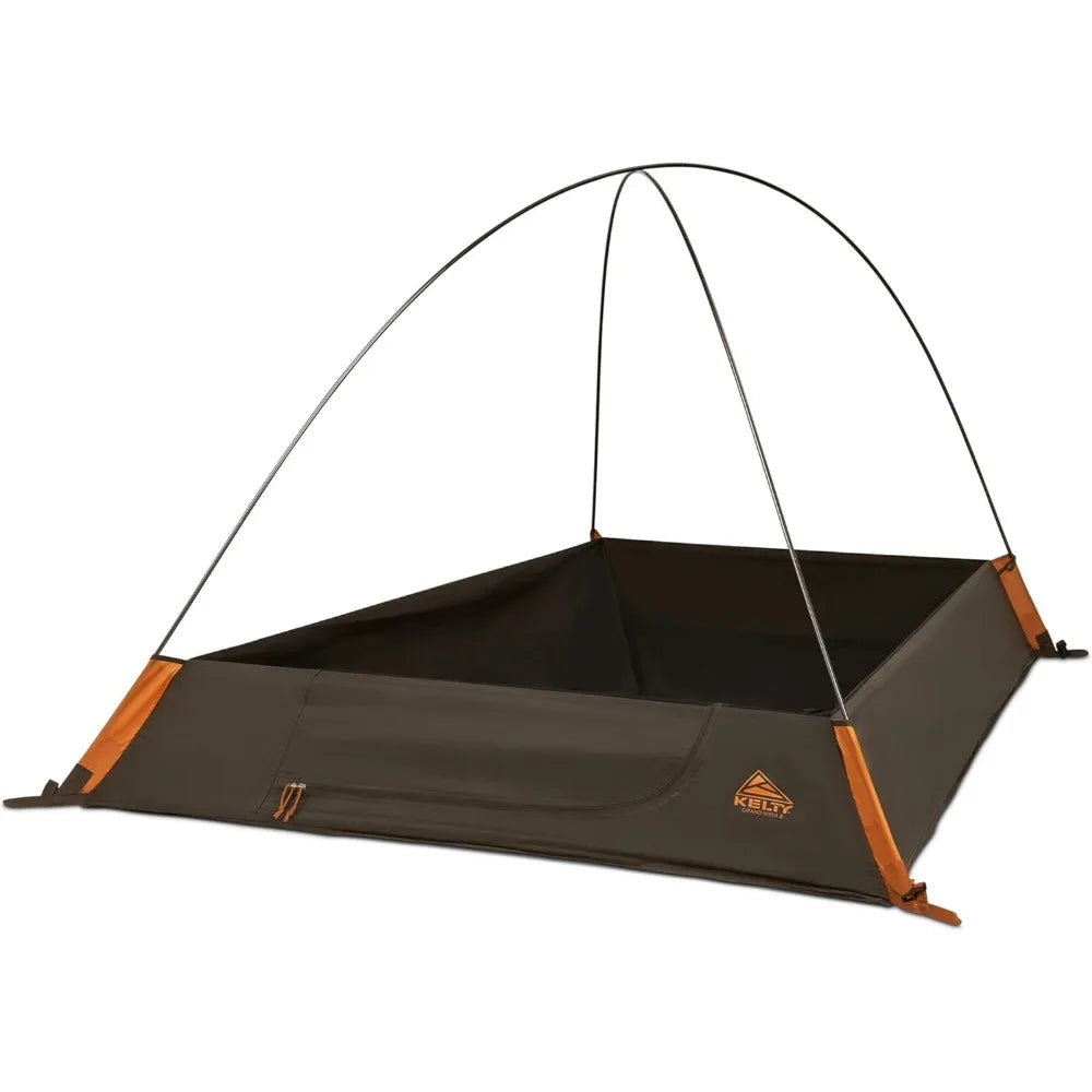 Large Terrace 2 or 4 Person Backpacking Tent with Vestibule 3 Season Aluminum Frame