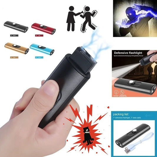 Rechargeable Lithium Battery Flashlight - USB Hidden Self-Defense