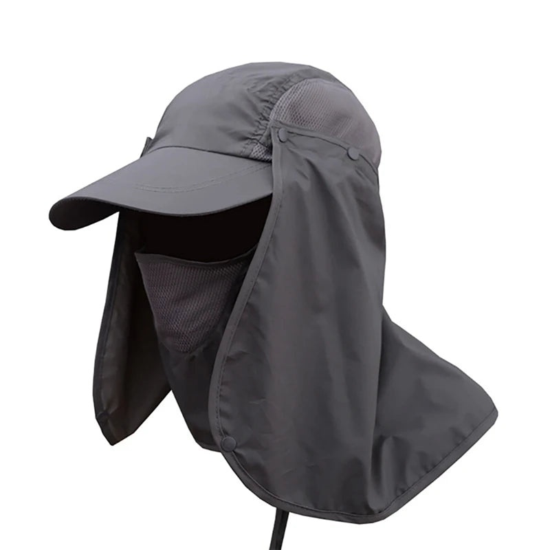 UV Protection Quick-Drying Sun Hat with Removable Flap