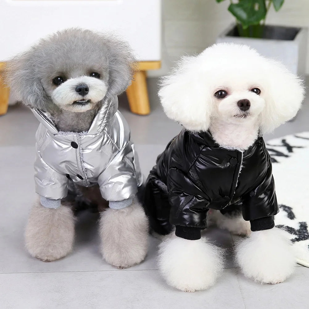 Waterproof Winter Dog Jumpsuit for Small Breeds