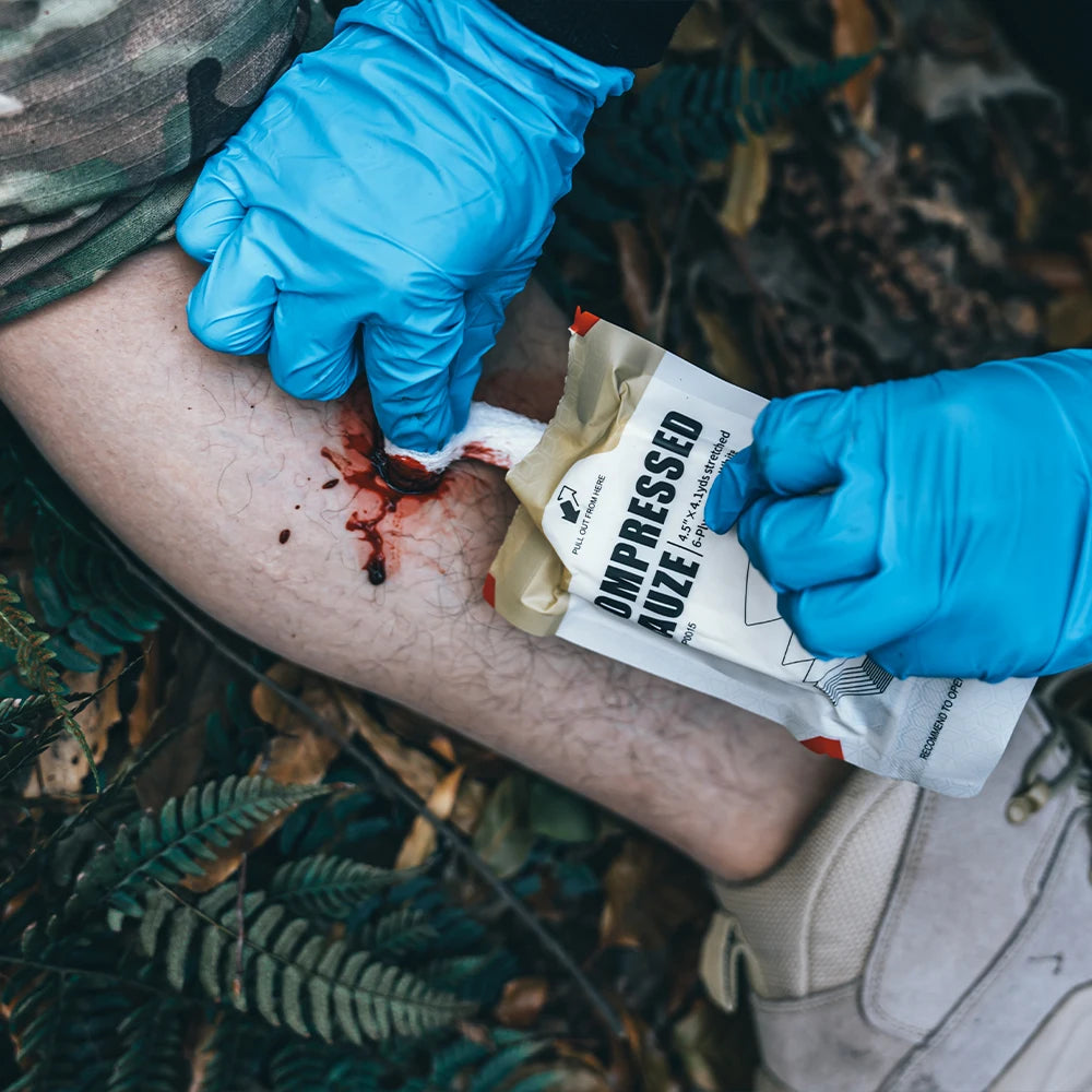 Sterile Compressed Gauze for Emergency Wound Care