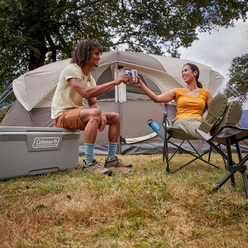 Coleman Weatherproof 10 Person Family Camping Tent with Divider