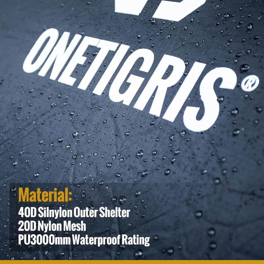 OneTigris COMETA Tunnel Camping Tent with Mesh Inner and Carry Bag