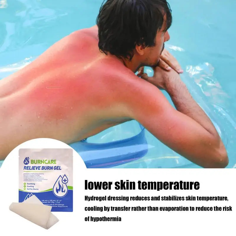 Burn Dressing Gel Patch for Wound and Scald Care
