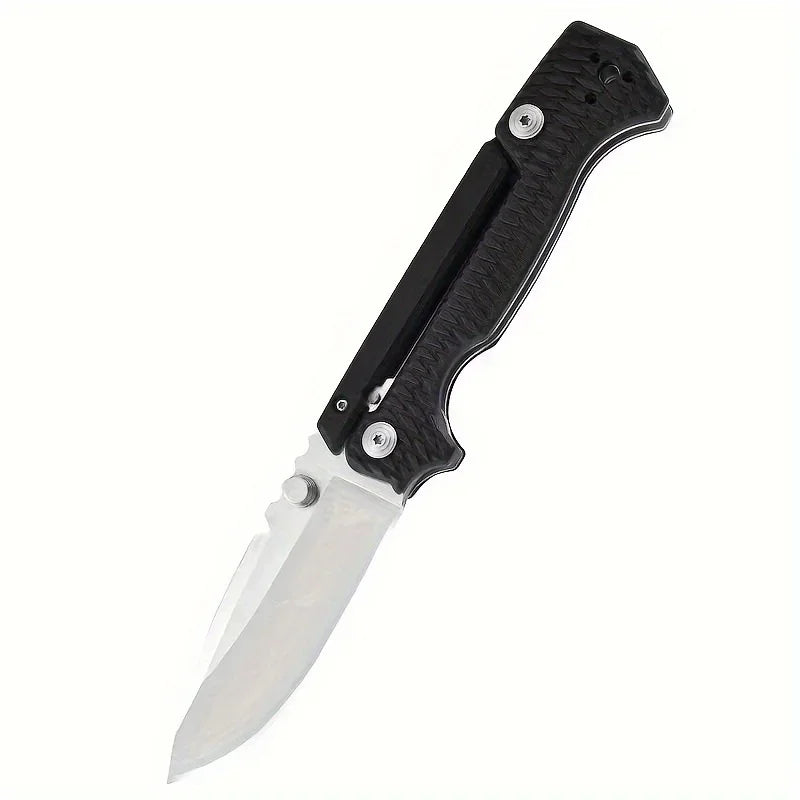 Stainless Steel Outdoor Survival and Camping Knife - Green