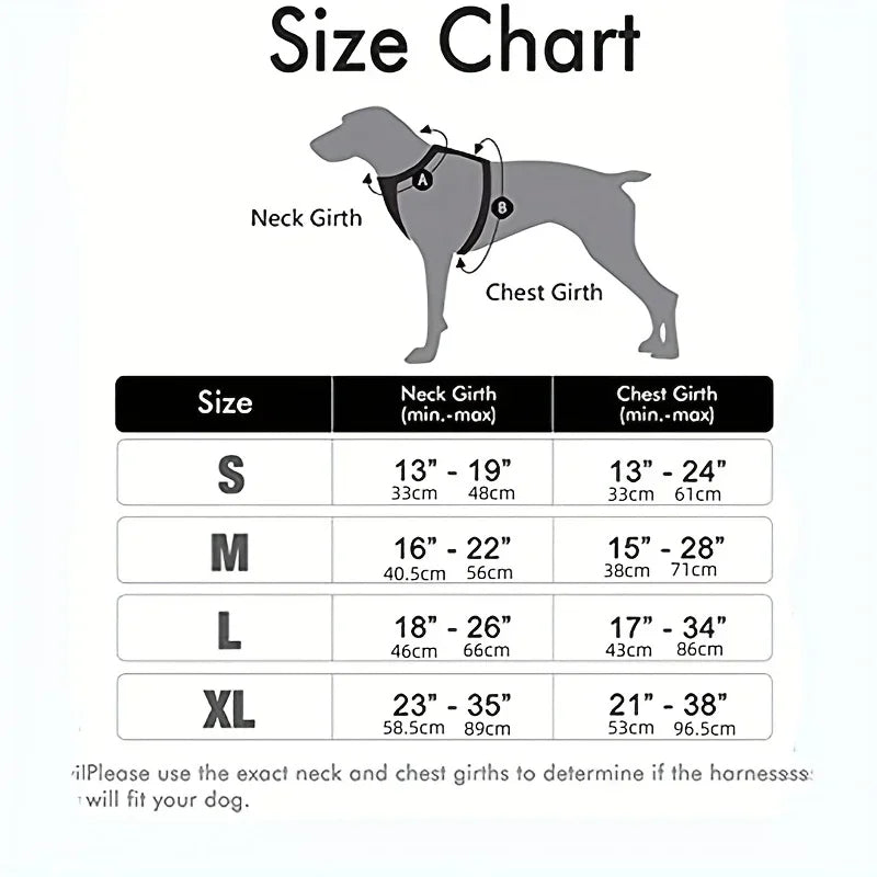Adjustable No Pull Dog Harness with Muzzle