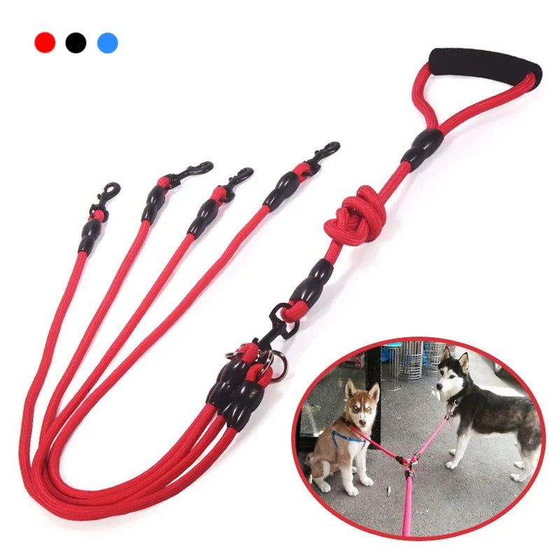 Dog Leash Rope for Walking Two-Four Dogs