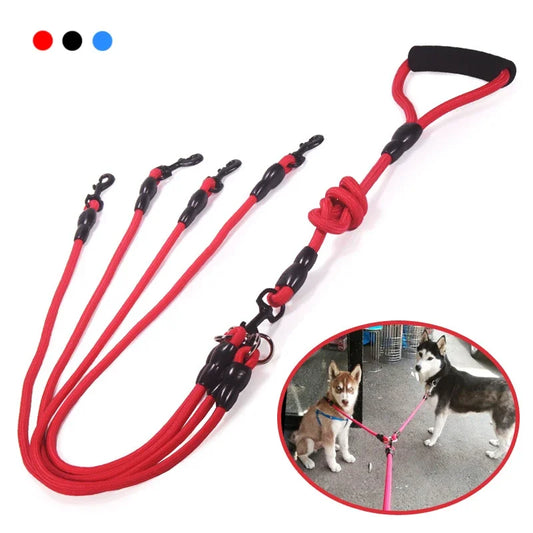Dog Leash Rope for Walking Two-Four Dogs