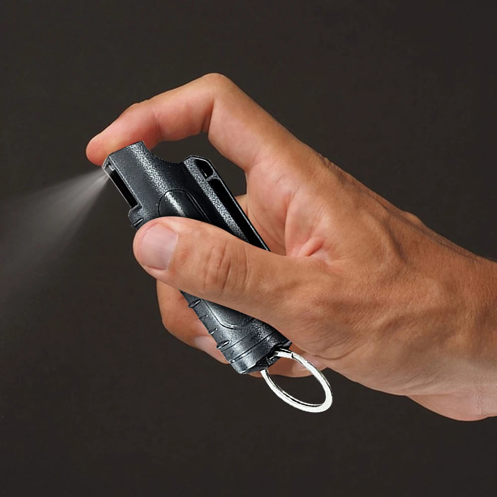 Multipurpose 20ml Pepper Spray Keychain Reusable Self Defense Outdoor Safety Tool